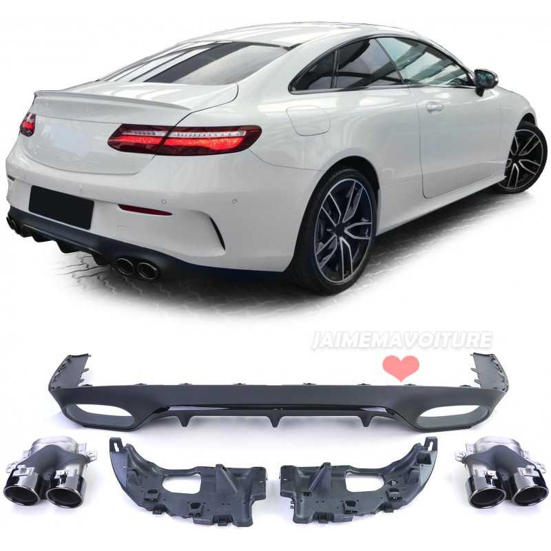 Diffusorset schwarz für Mercedes E-Klasse Coupé Cabriolet C238 A238