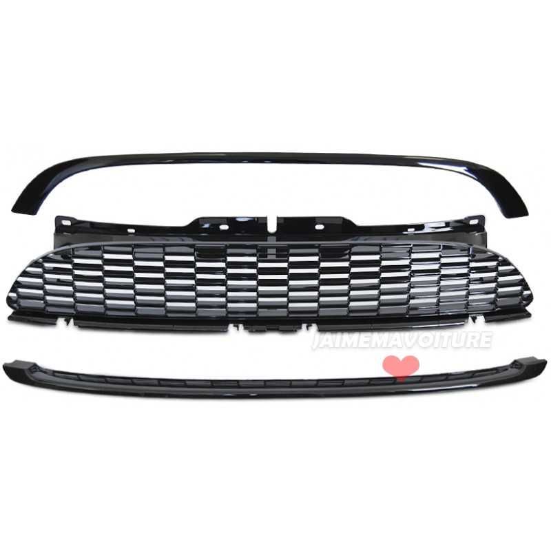 Grille noire vernie pour Mini Cooper 2006-2009 look JCW