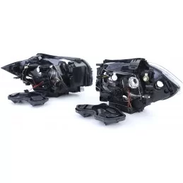 BMW serie 1 E87 - faros delanteros negro