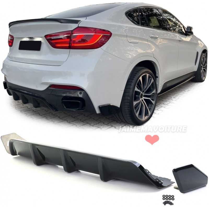 Rajout Diffuseur pare chocs arrière pour BMW X6 F16 Pack M