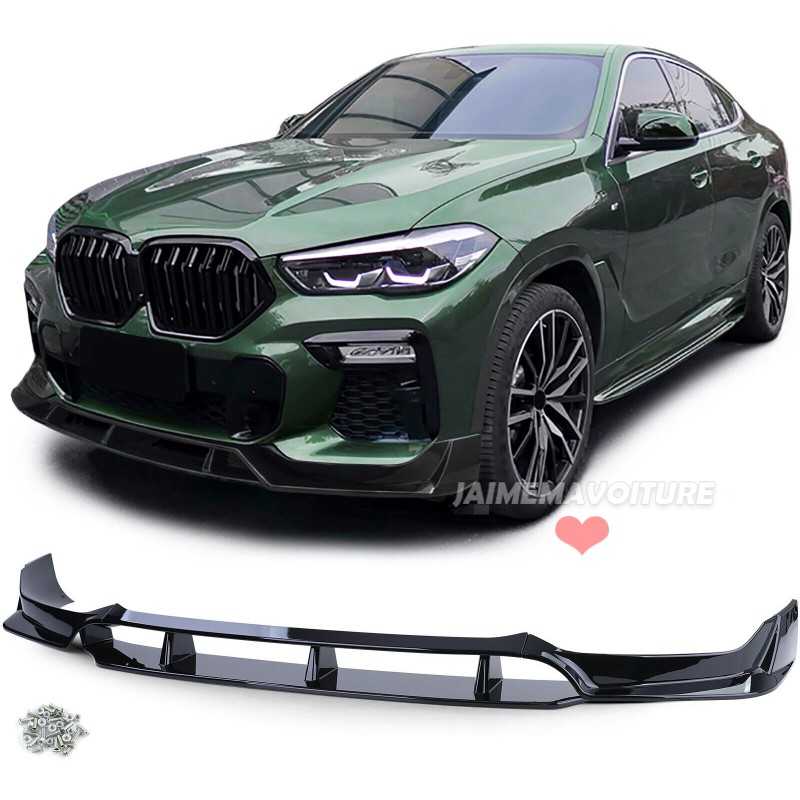 Lame avant spoiler sport pour BMW X6 G06 pack M