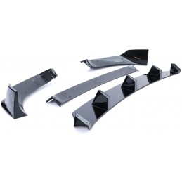 Spoiler lame avant sport noir brillant pour BMW X6 G06 Pack M 