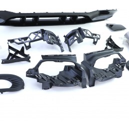 Kit difusor A35 AMG + puntas negras para clase A W177 Jaimemavoiturecpt 7 - Jaimemavoiture.fr 