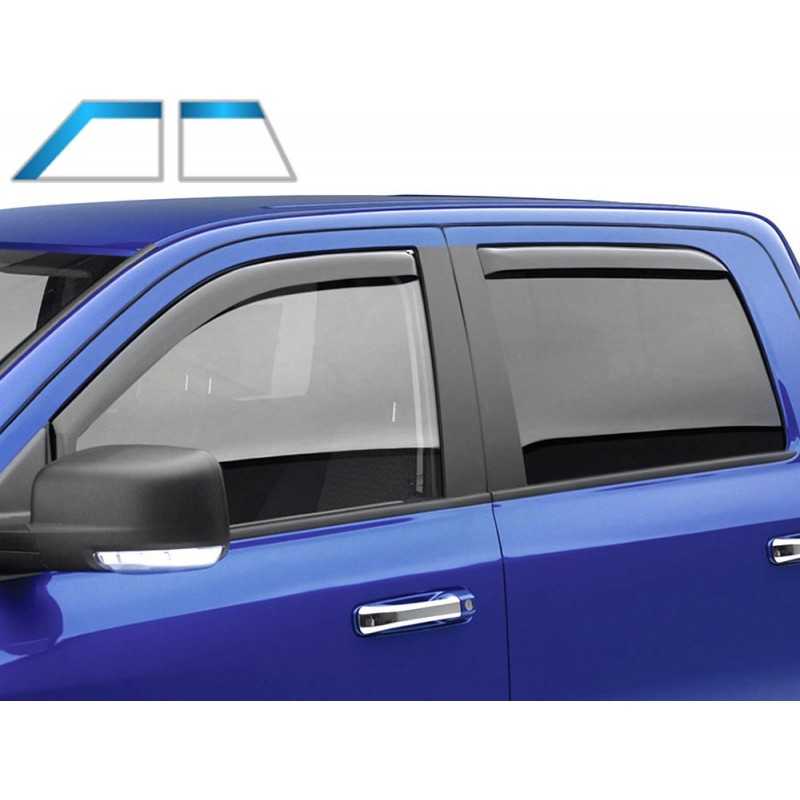 Windabweiser für die vorderen und hinteren Fenster für AUDI Q4 E-Tron Sportback Jaimemavoituredéflecteur 1 - Jaimemavoiture.fr 