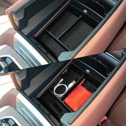 Bac console rangement central organiseur pour BMW X5 X6 X7