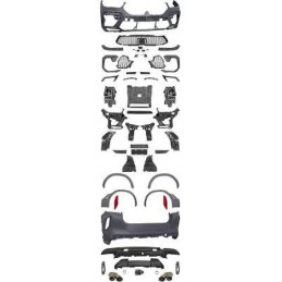 PACK M karossats för främre och bakre stötfångare för BMW X6 G06