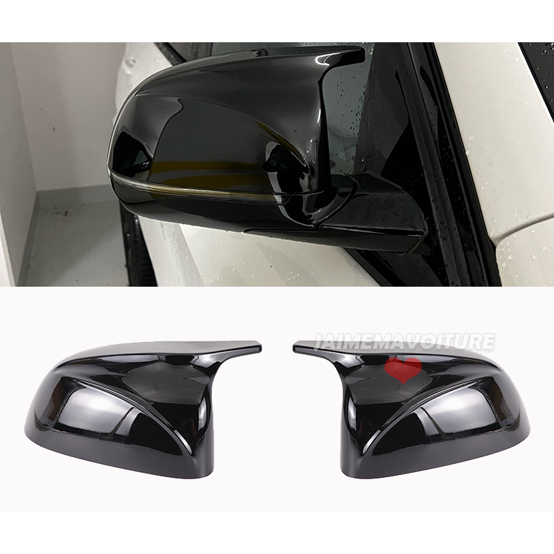 Coques rétroviseurs noir TUNING pour BMW X3 X4 X5 X6