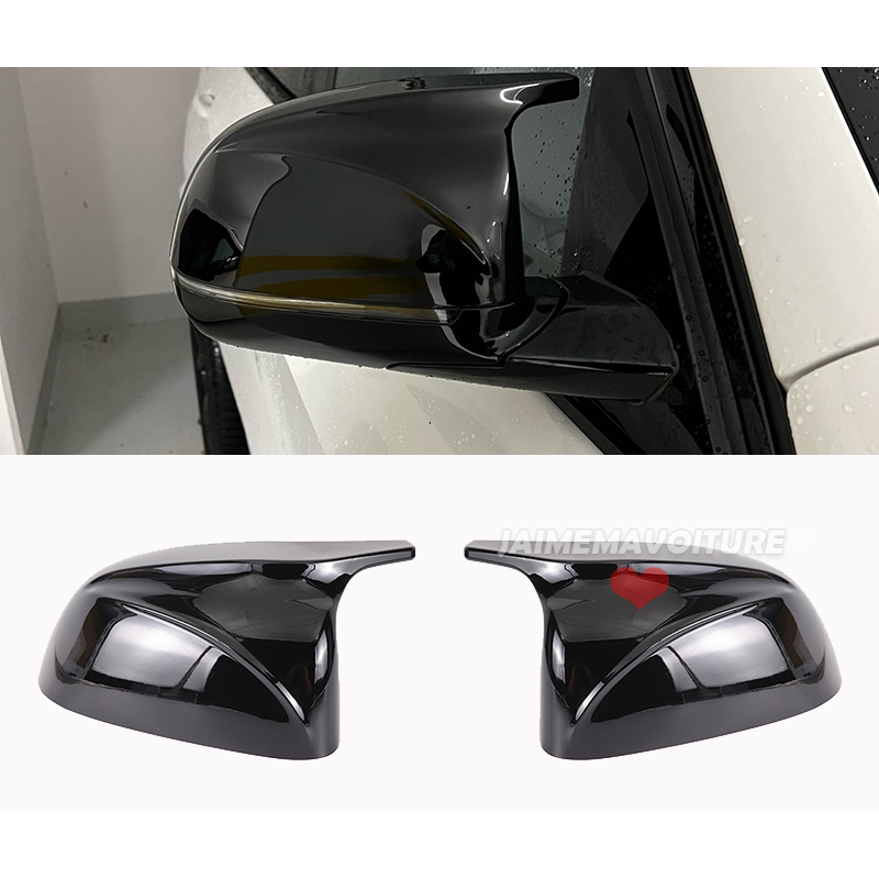 Svarta TUNING-spegelkåpor för BMW X3 X4 X5 X6