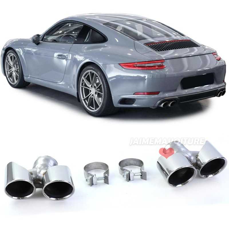 Kanülen-Auspuffendrohre für Porsche 911 991 2015-2019 370PS