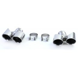 Cannula exhaust tips for Porsche 911 991 2015-2019 370hp