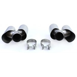 Cannula exhaust tips for Porsche 911 991 2015-2019 370hp