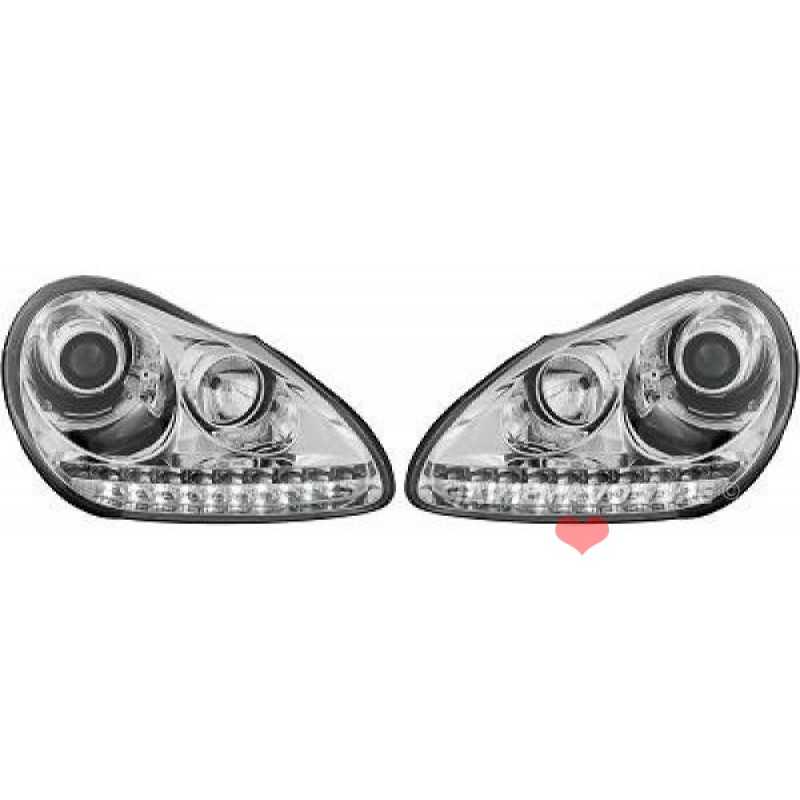 Phares xénon led pour Porsche Cayenne 2002-2007 Xénon D1S H1