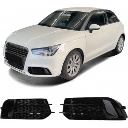 Grilles anti brouillard sport pour Audi A1 2010-2014 - Noir