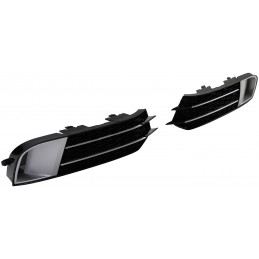 Sport Fog Light Grilles for Audi A1 2010-2014 - Black