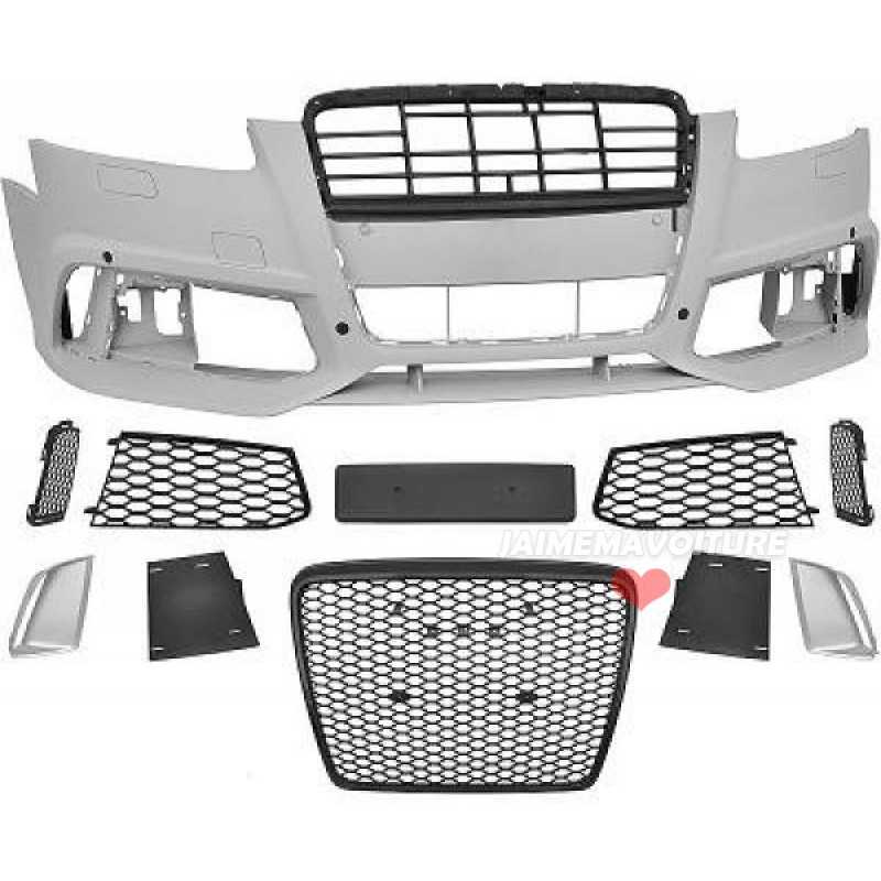 Parachoques delantero para Audi A6 2011-2014 look RS6