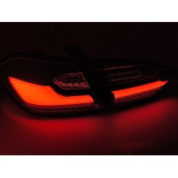Dynamiska LED-bakljus för Ford Fiesta MK8 2017-2021 - Rödvit