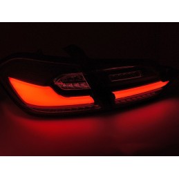 Feux arrières led dynamiques pour Ford Fiesta MK8 2017-2021 - Rouge blanc 