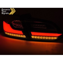 Feux arrières led dynamiques pour Ford Fiesta MK8 2017-2021 - Rouge blanc 