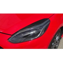 Svartlackerade strålkastarskydd för Ford Fiesta MK8 2017-2021