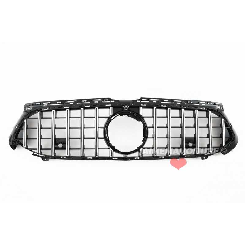 AMG GT Panamericana grille voor Mercedes A-Klasse W177 V177 Facelift - 2024 - Zwart Chroom