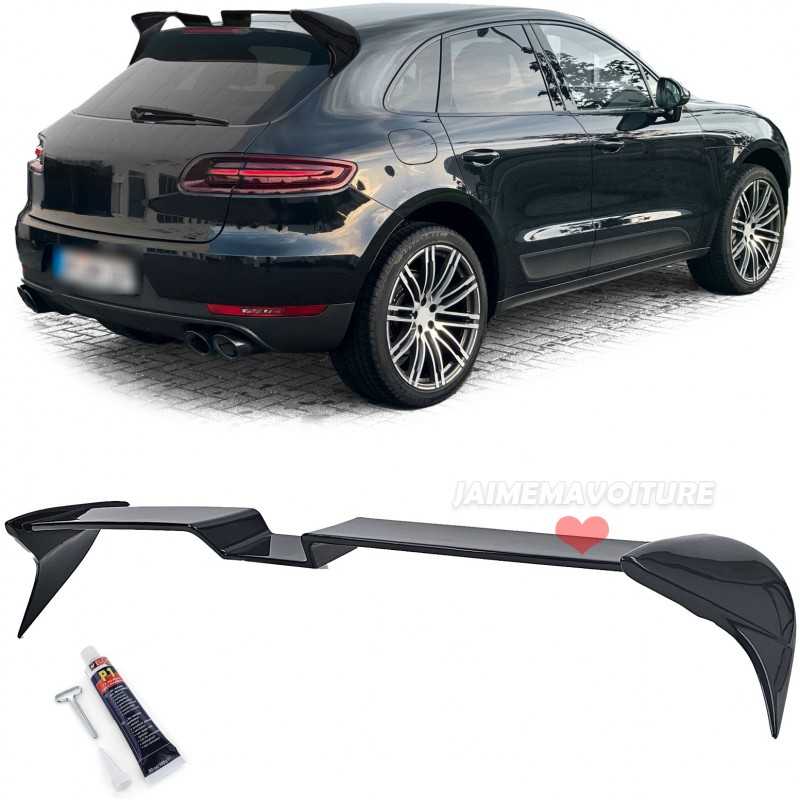 Black lacquered spoiler for Porsche Macan 2014 2018