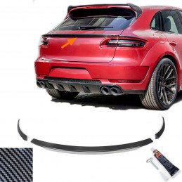 Becquet rajout extension aileron carbone porsche macan 2014 2018 sport