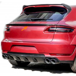 Becquet rajout estensione alettone carbone porsche macan 2014 2018 sport