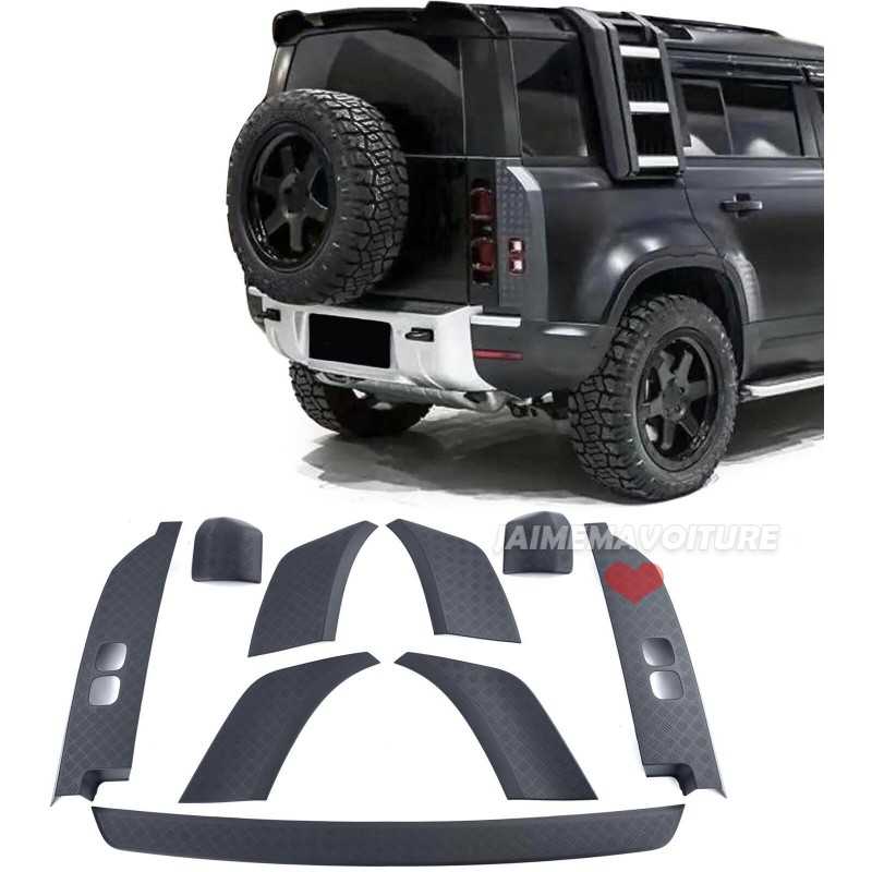 Kit de protection noire mat pour Land Rover Defender L663 110