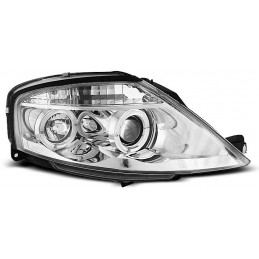 Citroen C3 tuning fari anteriori 2003-2009 - Chrome