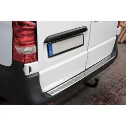 Umbral de carga de aluminio cromado para Mercedes Clase V / Vito W447 Jaimemavoiturechrome 2 - Jaimemavoiture.fr 