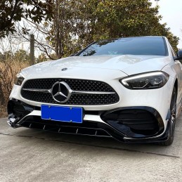 Mercedes C-klass AMG AERO främre stötfångartilläggssats - 9 delar