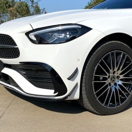 Mercedes C-klass AMG AERO främre stötfångartilläggssats - 6 delar