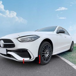 AMG Mercedes Classe C W206 paraurti anteriore splitter laterale - 2 pezzi