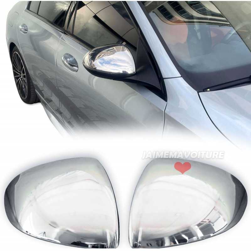 Couvres coques de rétroviseurs chrome pour Mercedes Classe C W206 S206