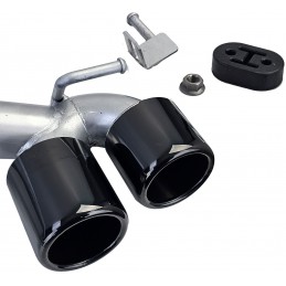 Carbon rear diffuser kit + black tailpipes BMW F32 F33 F36 425 428 430