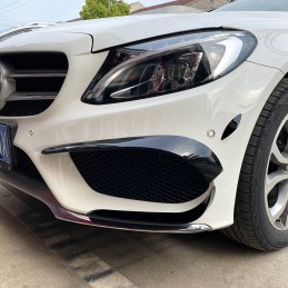 Tillbehör till AMG Mercedes C-klass W205 stötfångare 2014-2018 (4 delar)