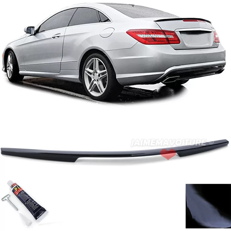 Spoiler negro brillante para Mercedes Clase E Coupé C207