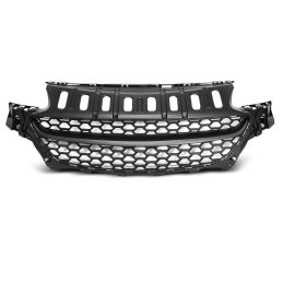 Opel Corsa E grille 2014-2019 - Honingraatmotief zwart