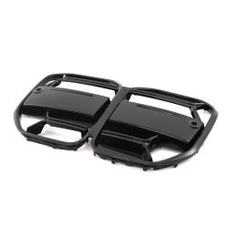 Wedstrijdgrille voor BMW 4 Reeks G22 G23 - Hoogglans Zwart