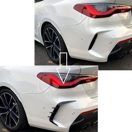 Rear bumper fin addition BMW 4 Series G22 G23 Pack M