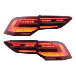 Luci posteriori a LED per VW Golf 8 - ROSSE