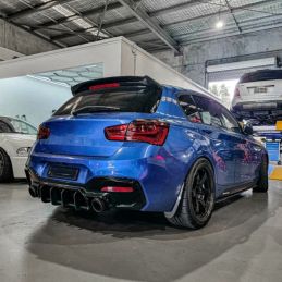 Adición difusor parachoques trasero BMW M140i F20 LCI