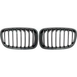 Matte black grille bean for BMW 1 Series 2011-2015