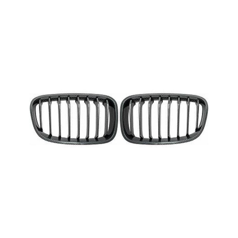 Matte black grille bean for BMW 1 Series 2011-2015