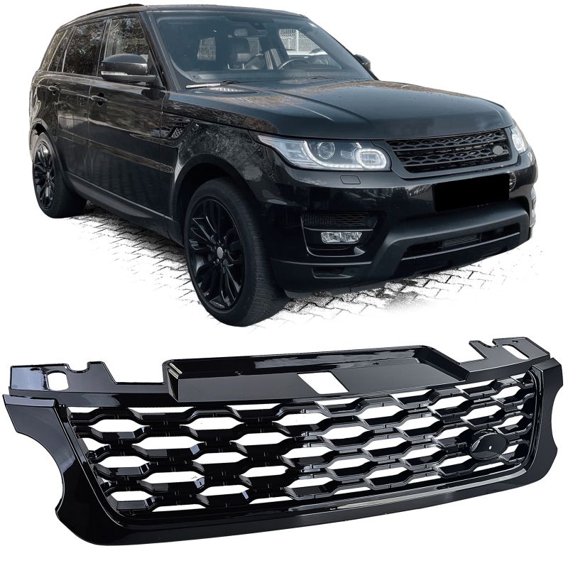 Calandre pour Range Rover Sport L494 2013-2017 - Noire vernie