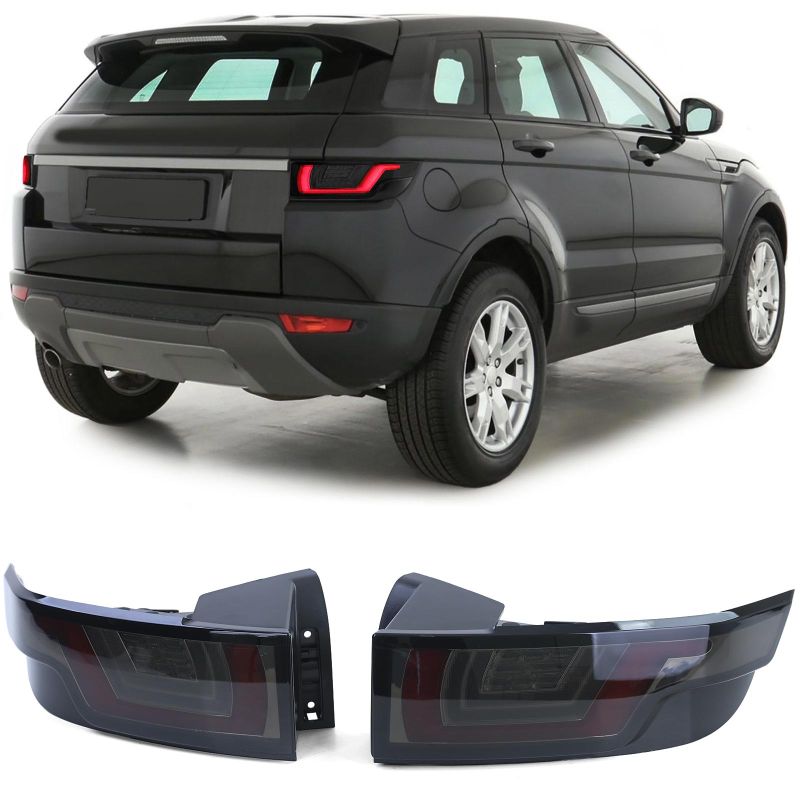 Feux arrières led séquentiel pour Range Rover Evoque 2011-2015 - Noir fumé