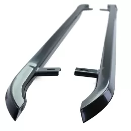 Treeplank voor VW T5 T6 T6.1 zwart gelakt