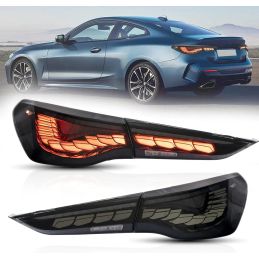 DYNAMIC LED-achterlichten voor BMW 4-serie 2020-2024 - Zwart