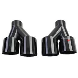 bMW 3 Series G20 G21 high-gloss black twin tailpipes