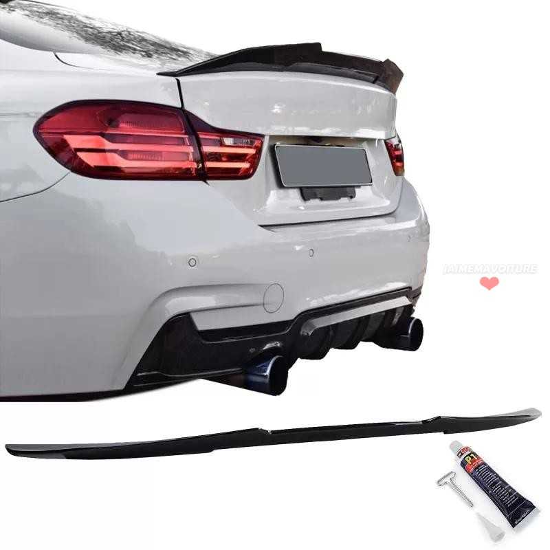 Black gloss spoiler for BMW 4 Series Coupé F32